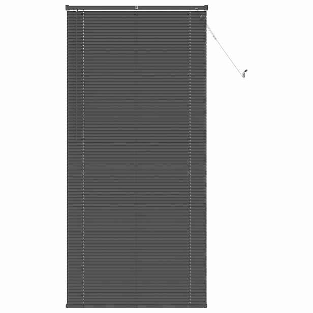 vidaXL Venet školní žaluzie Stříbrně šedá 213 x 80 cm 25 mm PVC