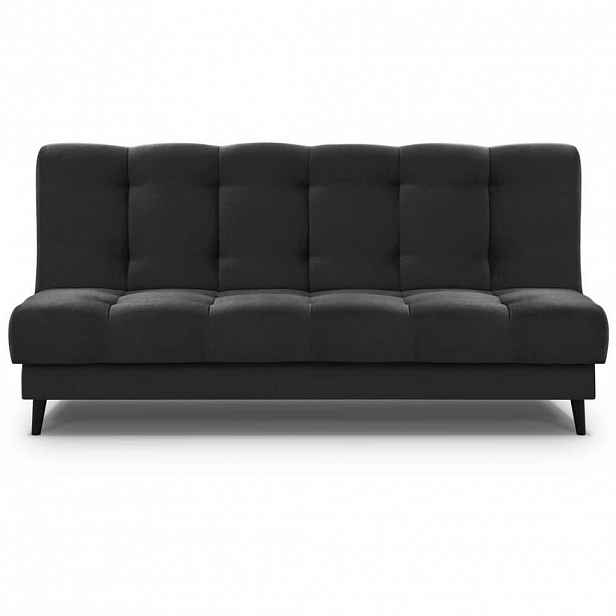 Beautysofa 3MÍSTNÁ rozkládací pohovka Nancy, černá