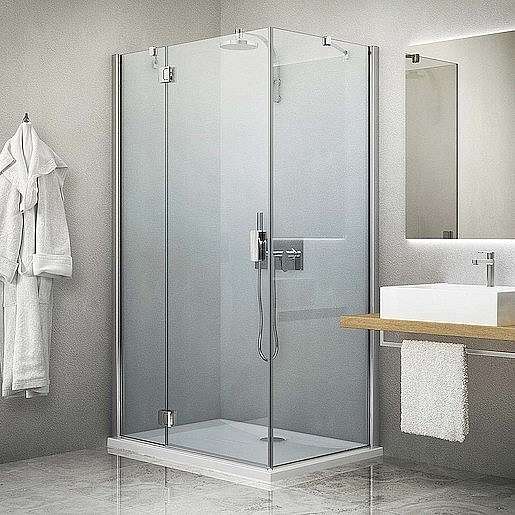 Boční zástěna ke sprchovým dveřím 90x201 cm Roth Hitech Line chrom lesklý 286-9000000-06-02