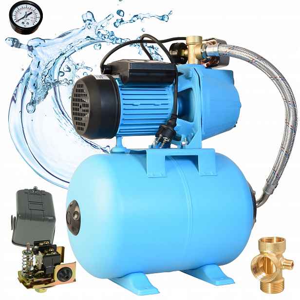 Hydrofor Do Vody 24L Čerpadlo SET80S 500W 2400l/h Zahradní