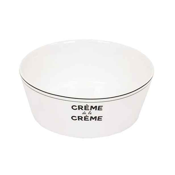 Krémová porcelánová salátová miska Crème de la Crème - Ø 17,5*6,5 cm Housevitamin