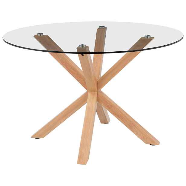 P & B JÍDELNÍ STŮL, čiré, barvy dubu, 119/75,5 cm