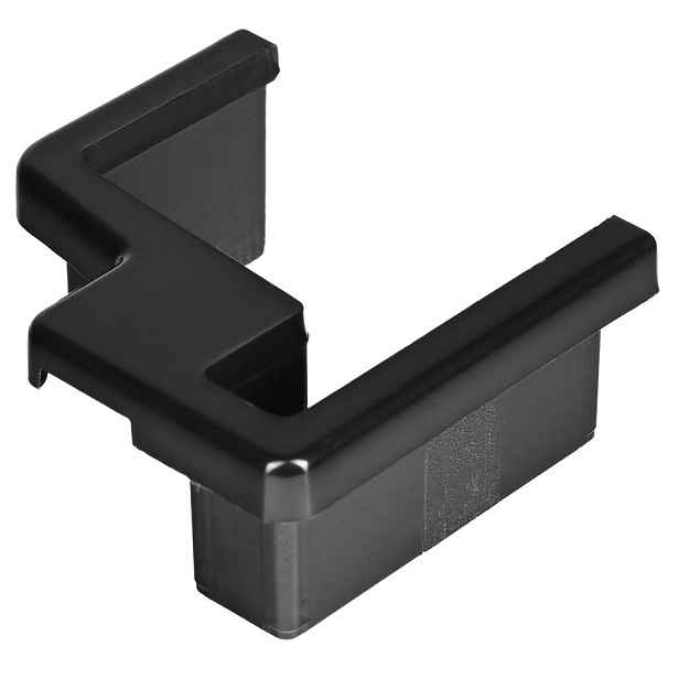 Polysan EASY BLACK krytka spojovacího profilu, levá