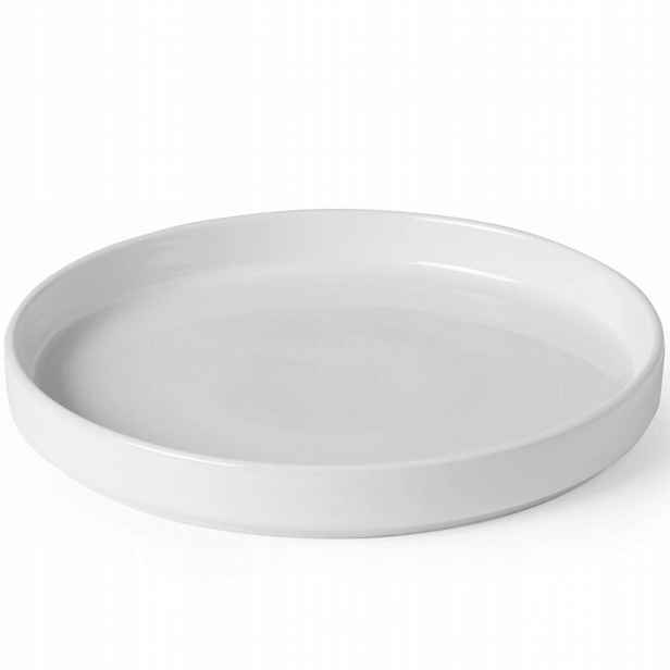 Talíř s vysokým okrajem Oslo bílý 200 x 25 mm sada 6 ks