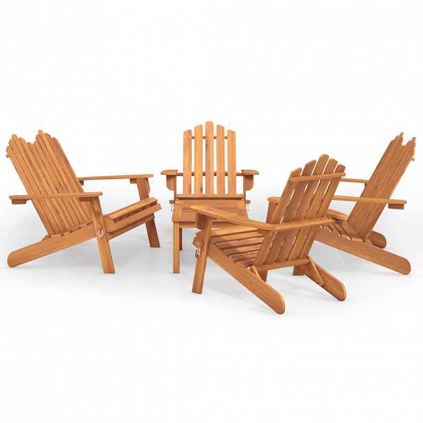 vidaXL 5dílná sada zahradního nábytku Adirondack masivní akácie