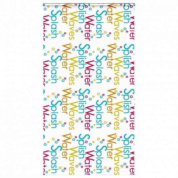 vidaXL Sprchová roleta s kazetou 130x240 cm Šířka látky 126 cm