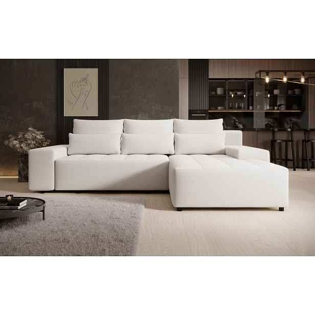 Elegantní sedací souprava EDITA - smetanová
