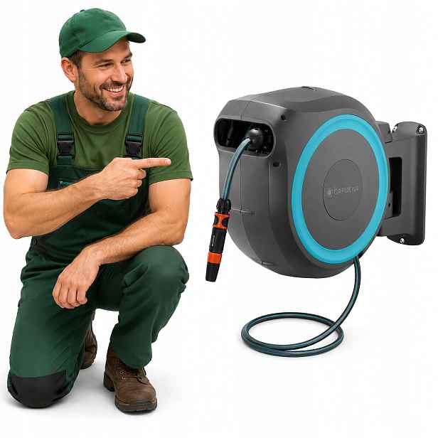 Gardena RollUp XL 35 m Automatický nástěnný buben 18630-20