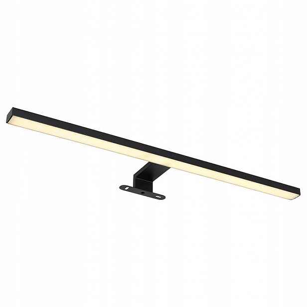 Koupelnové nástěnné svítidlo Led Černá 12W 530lm Neutrální Globo Osvětlení 4cm