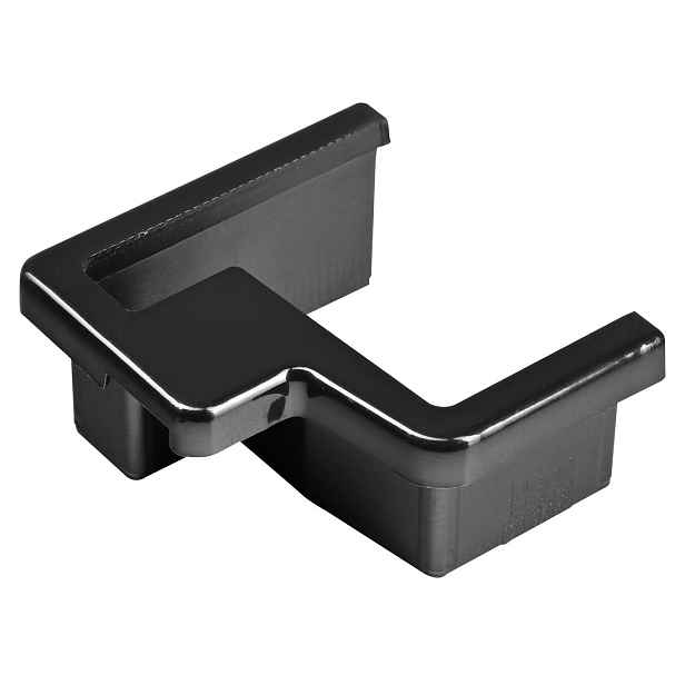 Polysan EASY BLACK krytka spojovacího profilu, pravá