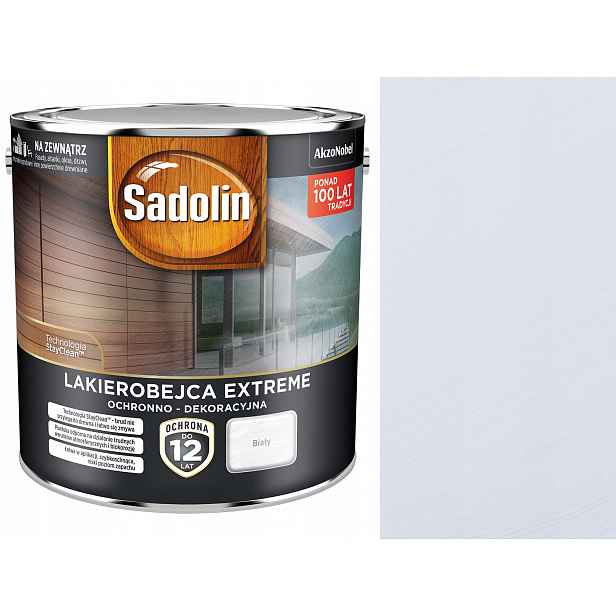 Sadolin Lakobejca Extreme Bílá 2,5L