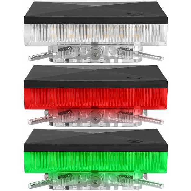 Semafor Led na Sloupek 120x120 100x100 signalizátor červená/zelená pro brány