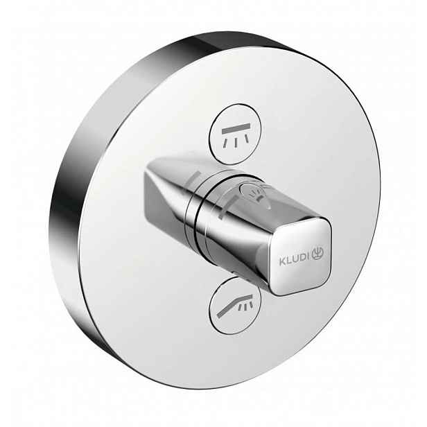 Kludi Push - Baterie pod omítku pro 2 spotřebiče, chrom 387120538