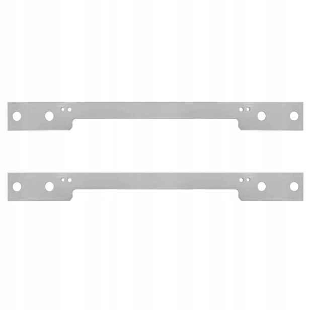 Montážní plechy pro kolejnice Assa Abloy AC632 stříbrné