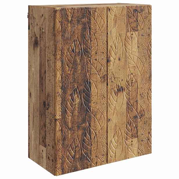 vidaXL Nástěnná skříň 66 x 34,5 x 90 cm Kompozitní dřevo Staré dřevo