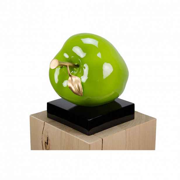 KUNSTLOFT DEKORATIVNÍ SOCHA ZELENÁ, 31/32 CM