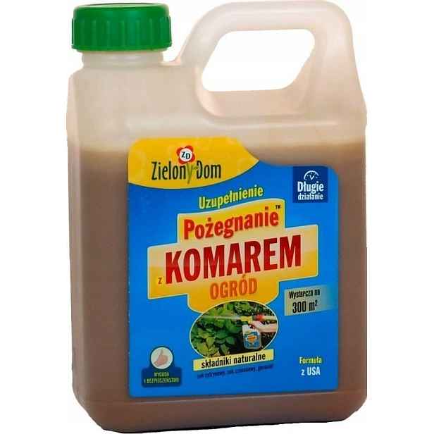 Rozloučení s komárem Náhradní náplň do rozprašovače 950 ml Repelent Přírodní prostředek Od