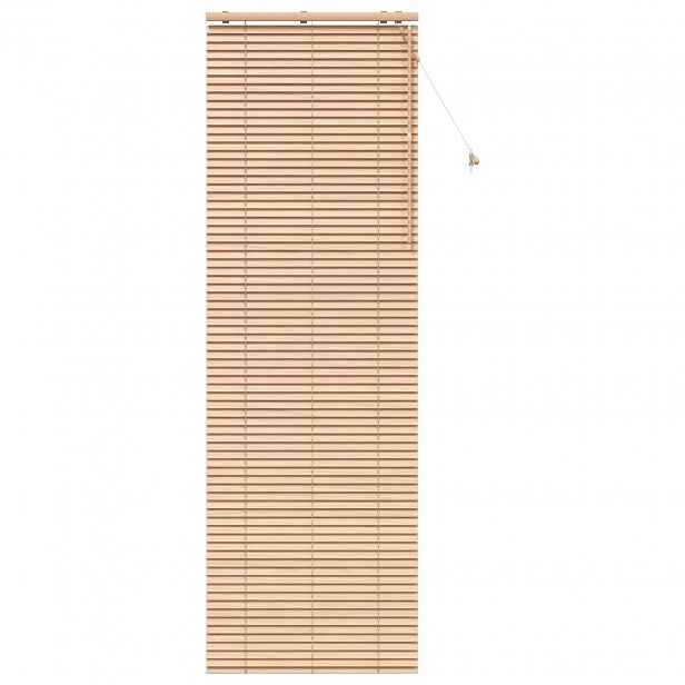 vidaXL Venet školní žaluzie Vzhled dubu 75 x 250 cm 35 mm