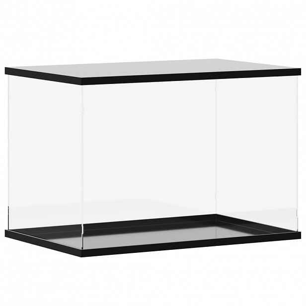 vidaXL Průhledná reklamní krabice 56 x 36 x 37 cm akrylová