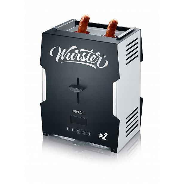 Severin Wt 5005 Wurster gril na klobásy 2000W Led nerezová ocel