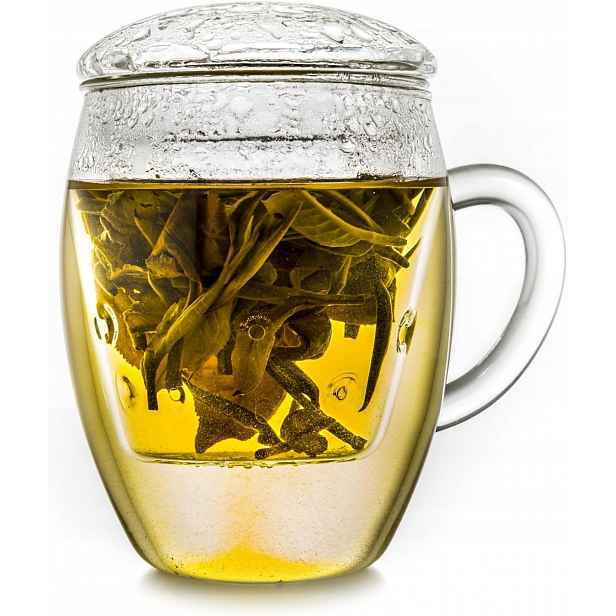 Sklenice S Vařičem 400 ML S Víčkem Na Listový Čaj Klasická
