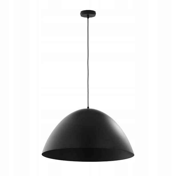 Závěsná Lampa Velké Černé Kovové Stínítko Faro New Black 6006 Tk Lighting