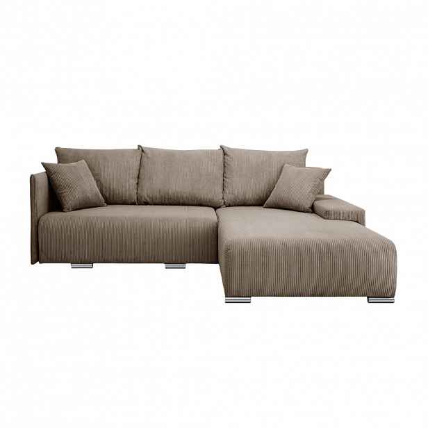 Fedve ECKSOFA TRAWANGA L s rozkládací funkcí, Béžová