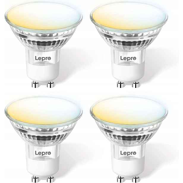 Led žárovka GU10 WiFi Alexa Google Home sada 4ks inteligentní stmívatelná