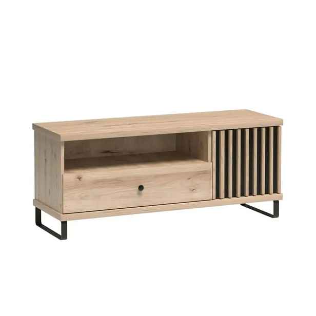 Casarredo Televizní stolek na nohách 1D1S BARBUS dub artisan/černá