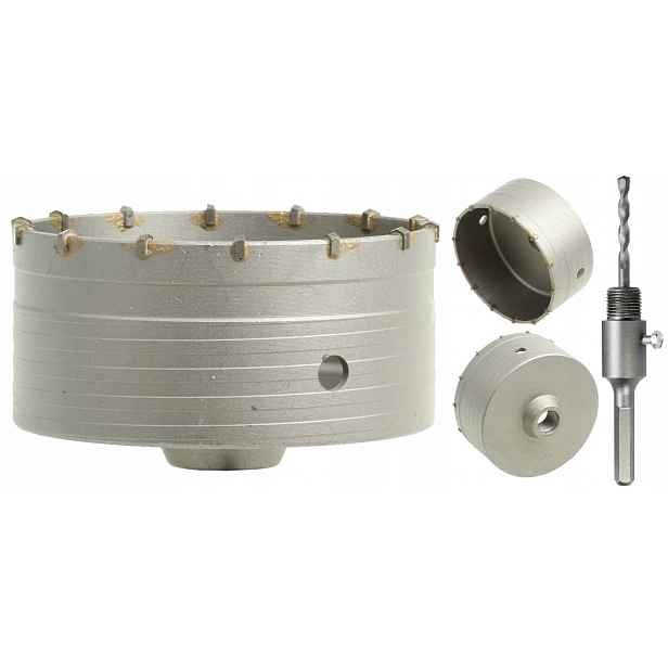 Korunkový Vrták Na Betonu 125 mm Adaptér Hex 110 mm Fréza Korunka S Adaptérem