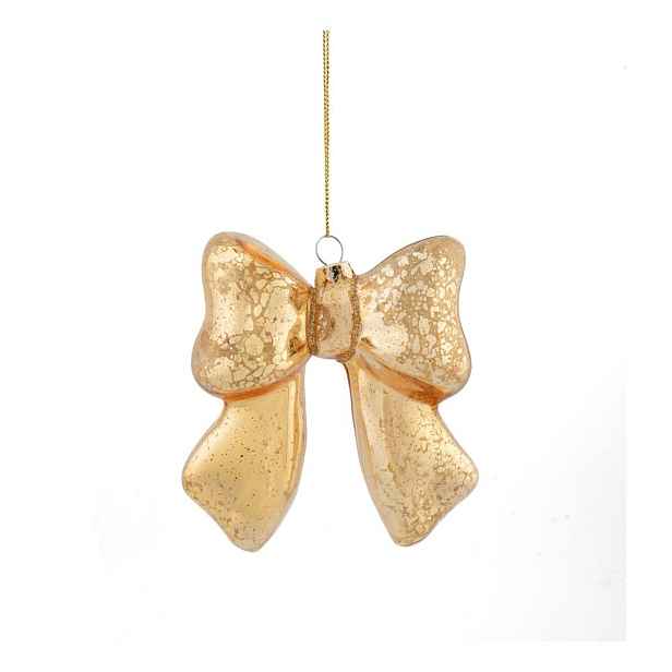 Skleněná vánoční ozdoba 3,5 cm Bow – Sass & Belle