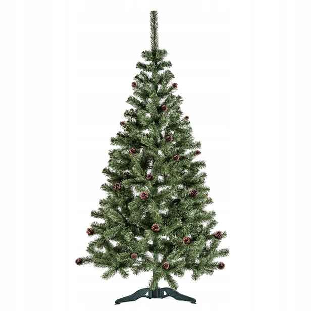 Aga Vánoční stromek Jedle s šiškami 220 cm