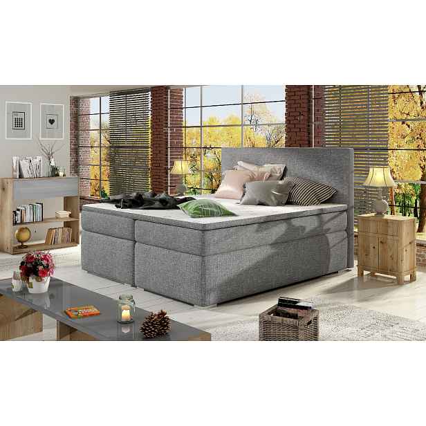 Boxspring Divalo Barva korpusu: Sawana 21, Rozměr: 180 x 200 cm
