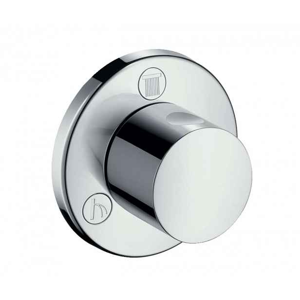 Hansgrohe Trio/Quattro - Uzavírací a přepínací ventil pod omítku, chrom 15932000