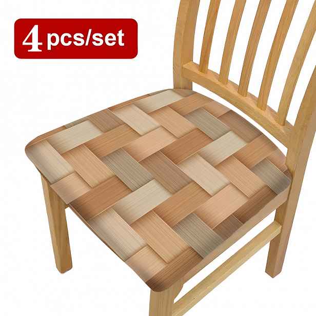 TEMU 2 ks/4 ks/6 ks, Odolné, Stylové, Vynikající, Prémiové potahy na polštáře a potahy na židle s potiskem, Snadná instalace a demontáž, Pratelné,