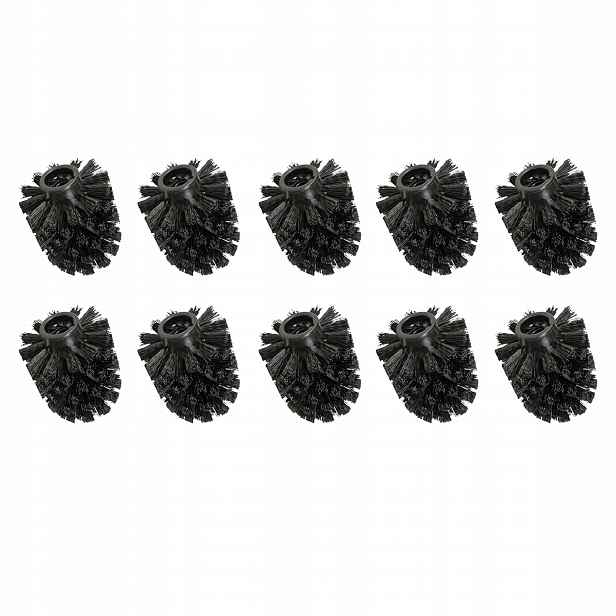 Vyměnitelné Hlavice Pro Wc Kartáč Ø8 CM Sada 10 Kusů Plast