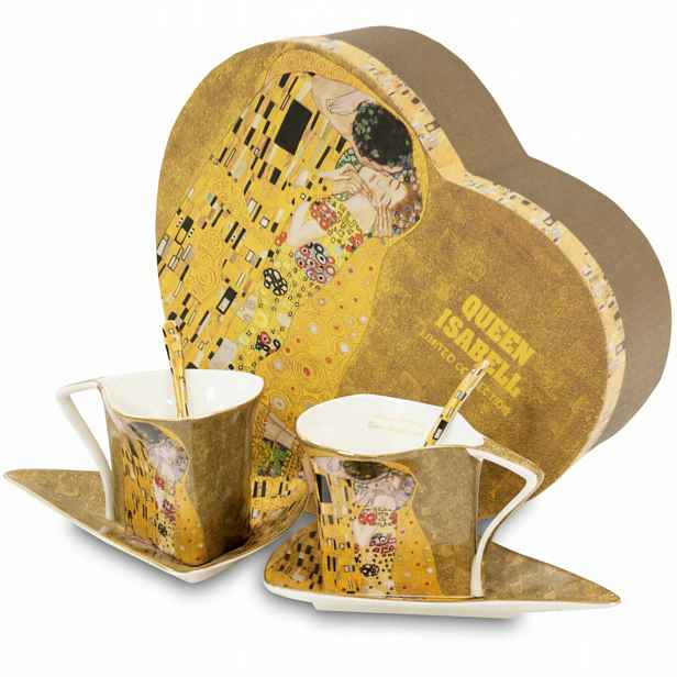 Šálky Gustav Klimt 2+2 Polibek Na Dárek