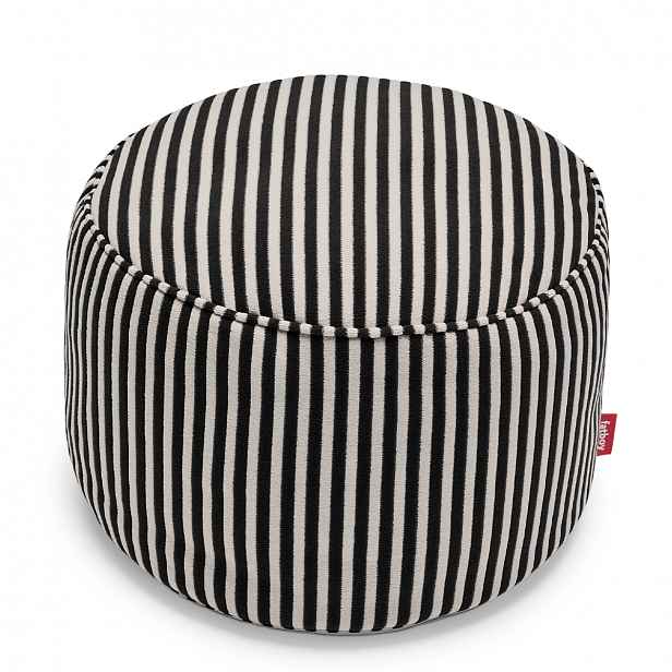 Sedací pouf Point Terry, více barev - Fatboy Barva: černo-krémová
