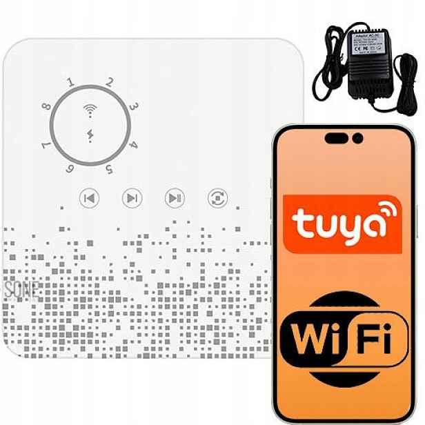 Ovladač pro zavlažování zahrady Tuya WiFi Rozvrh 8 zón