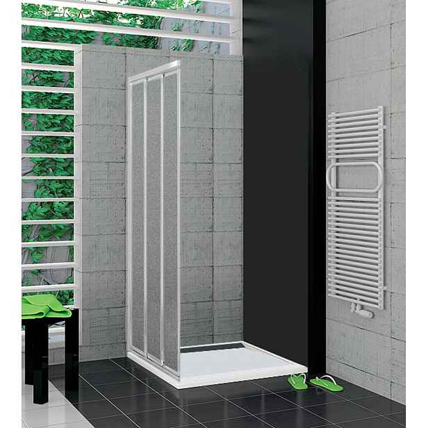 SanSwiss TOE3G 0900 01 22 Levý díl sprchového koutu 90 cm, matný elox/durlux