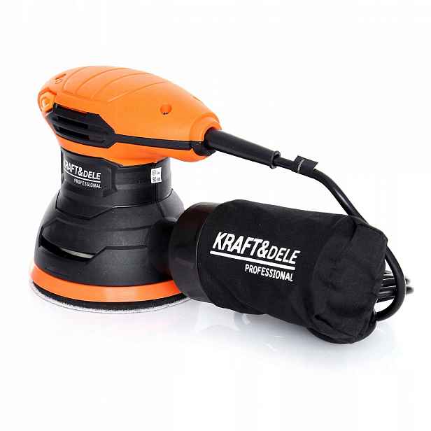 Excentrická Bruska S Vakem 1100 W 125 MM KD1684 Kraft&dele Na Dřevo