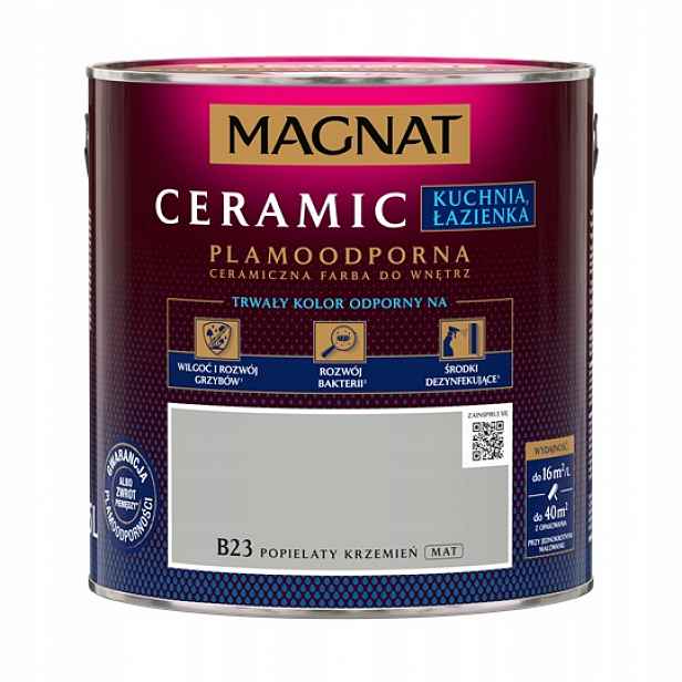 Kuchyně Koupelna 2,5L Popelavý Křemík B23 Magnat Ceramic