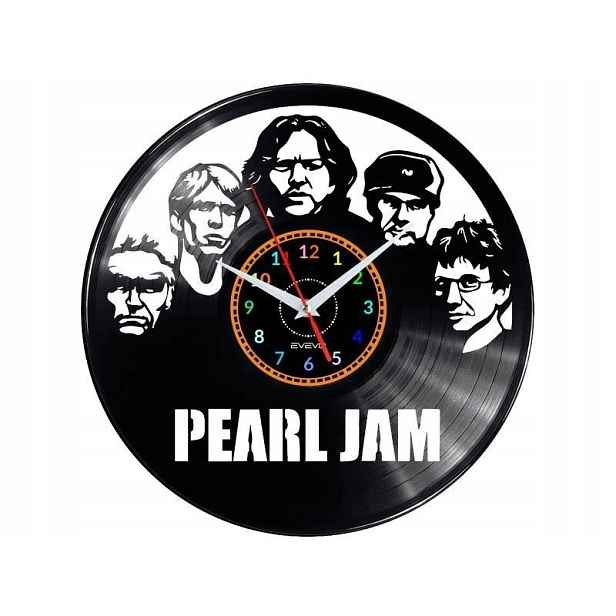 Pearl Jam Nástěnné hodiny Vinylová deska Moderní dekorativní jako Dárek Ur