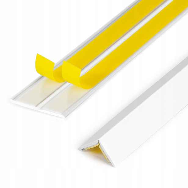 Pvc Úhelník Samolepicí Elastický 35x35 Maskovací úhlová lišta 25 m