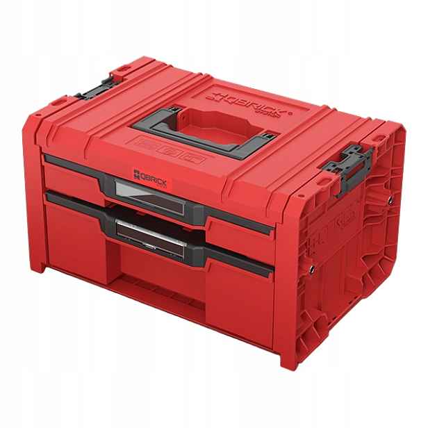 Qbrick System Pro Zásuvkový box na nářadí 2.0 Expert Red Ultra Hd Custom 9,5 l 4,5 l