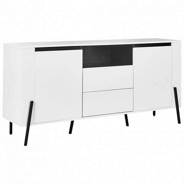 Beliani SIDEBOARD se 2 dveřmi Bílý Blackpool