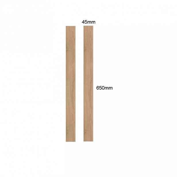 Hrana s lepidlem 34038 Dub Sonoma 650x45x0,8mm 2ks