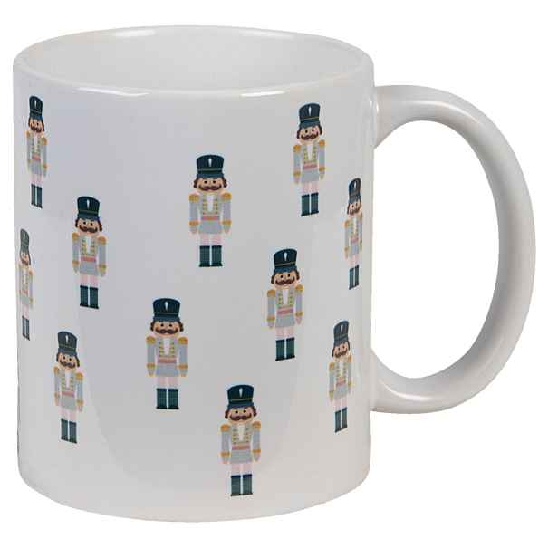 Keramický hrneček s Louskáčkem - Ø 9*10 cm / 300 ml Clayre & Eef