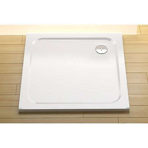 Sprchová vanička čtvercová Ravak Chrome 90x90 cm litý mramor XA047701010
