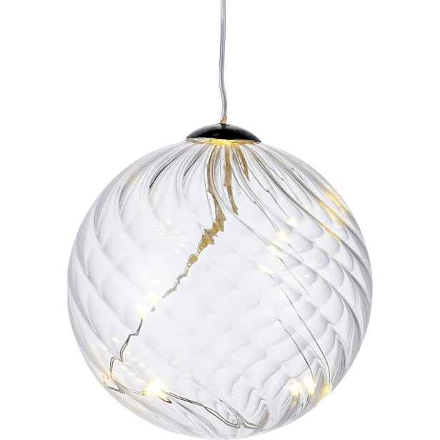 Světelná LED dekorace Sirius Wave Ball, Ø 8 cm